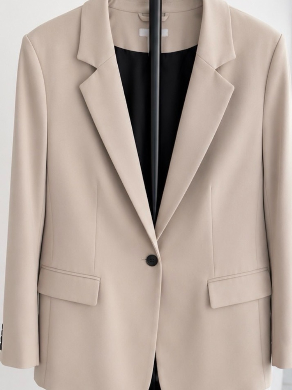 H&M Beige Single-Button Blazer NWOT